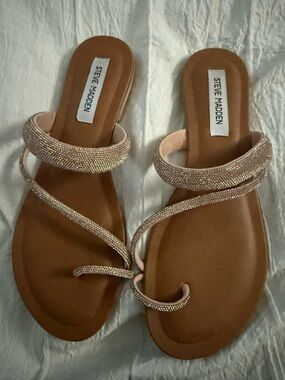 Steve Madden bling sandals